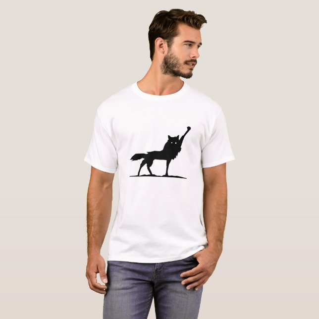 Fantastischer Wolf T-Shirt (Vorne ganz)
