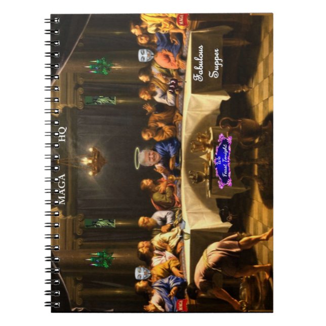 Fantastisches Abendessen Notizblock (Vorderseite)