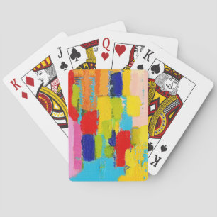 Fantastisches Abstraktes Gemälde von Kris Taylor Spielkarten