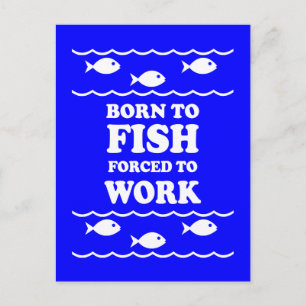 Fantastisches Angeln Postkarte