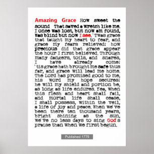 Fantastisches Anmut-Plakat Poster