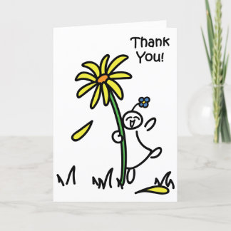 Fantastisches Bloomin danken Ihnen Dankeskarte