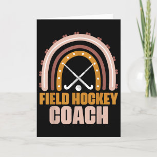 Fantastisches Bohemian-Regenbogen-Feldhockey-Train Karte