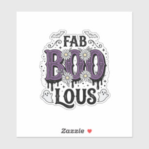 Fantastisches Boo Halloween Vintage Geist Shirt De Aufkleber