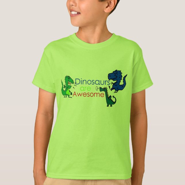 Fantastisches Dino-T-Shirt T-Shirt (Vorderseite)