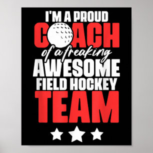 Fantastisches Field Hockey-Training Stolz für eine Poster
