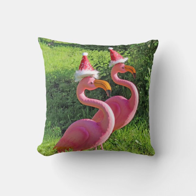 Fantastisches Flamingo Weihnachtskissen! Kissen (Vorderseite)
