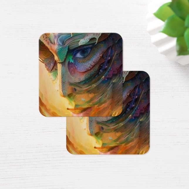 Fantastisches Frauenportrait (Schreibtisch)