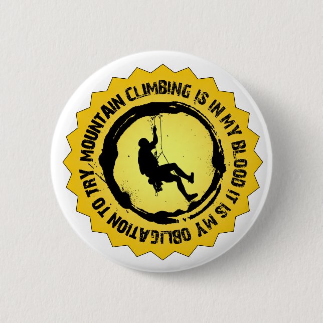 Fantastisches GebirgskletternSiegel Button (Vorderseite)
