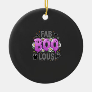 Fantastisches Halloween-Geister-Design_1 Keramik Ornament