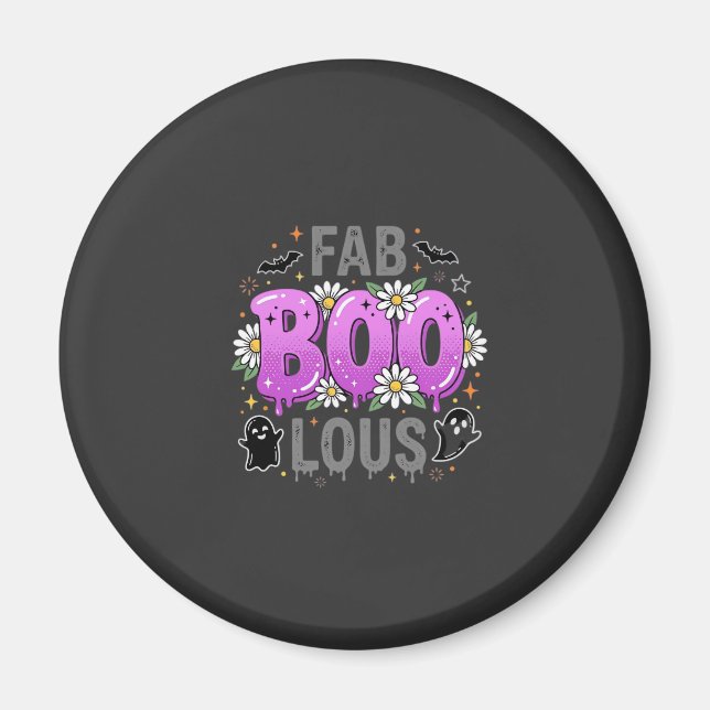 Fantastisches Halloween-Geister-Design_1 Magnet (Vorne)