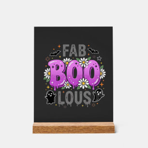 Fantastisches Halloween-Geisterdesign_1 Acrylschild
