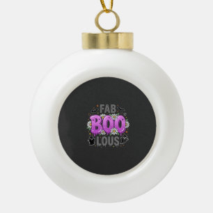Fantastisches Halloween-Geisterdesign_1 Keramik Kugel-Ornament