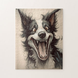 Fantastisches Hundegesicht Puzzle