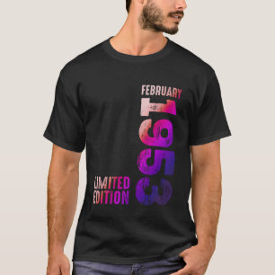 Fantastisches Jahr 1950 Februar 1950 Seit 1950 Ret T-Shirt
