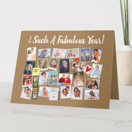 Fantastisches Jahr für Ihr eigenes Foto Karte