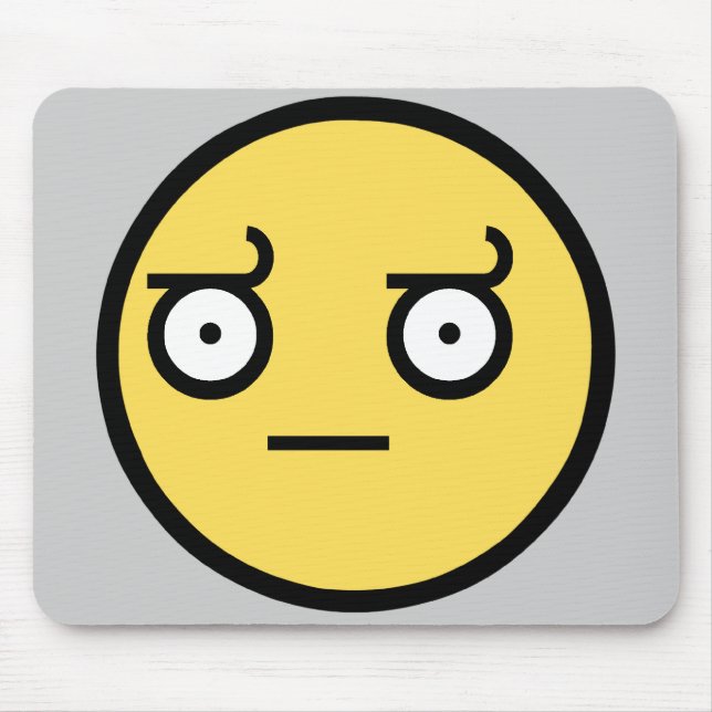 Fantastisches Missbilligungs-Gesicht Mousepad (Vorne)