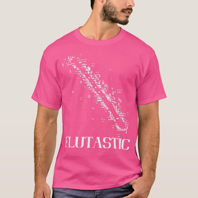 Fantastisches Musikinstrument Flute Player Flutist T-Shirt (Vorderseite)
