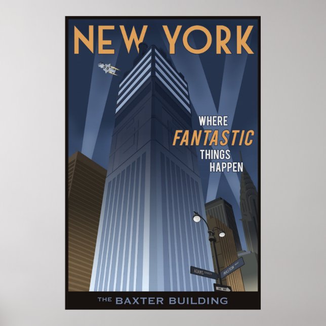Fantastisches New York Poster (Vorne)