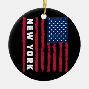 Fantastisches New York USA Vereinigte Staaten Amer Keramik Ornament