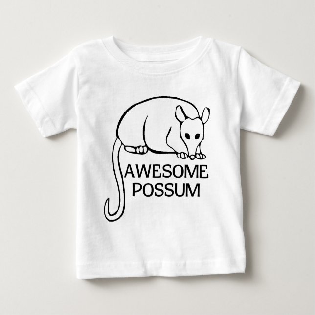 Fantastisches Opossum Baby T-shirt (Vorderseite)