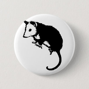 Fantastisches Opossum-Opossum Button