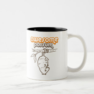Fantastisches Opossum Zweifarbige Tasse