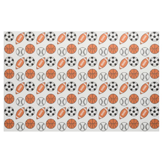 Fantastisches Sportkugelmuster Stoff (Fat Quarter (45,7 x 55,9 cm))