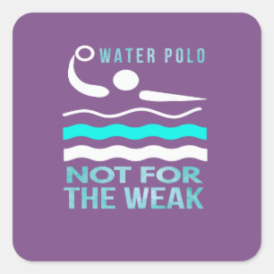 Fantastisches Wasser-Polo-Geschenk für Männer u. Quadratischer Aufkleber