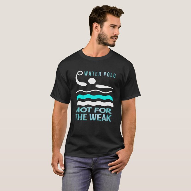 Fantastisches Wasser-Polo-Geschenk für Männer u. T-Shirt (Vorne ganz)