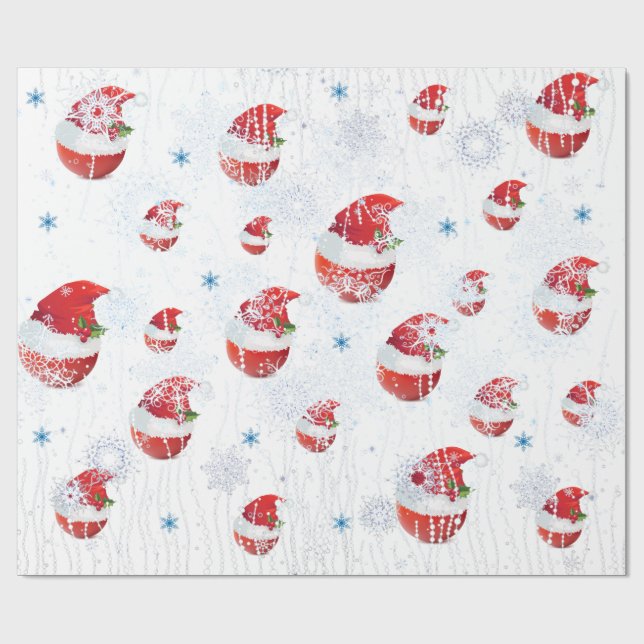 Fantastisches Weihnachtstomate-Papier Geschenkpapier (Flach)