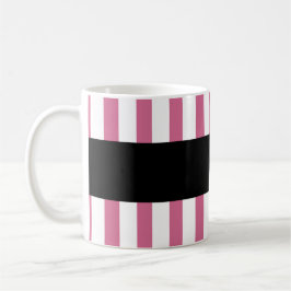 Fantastisches Zahnarzthelfer ROSA-WEISS Stripes Tasse