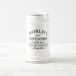 Fantastischste Assistent des Lehrers der Welt der Bierglas