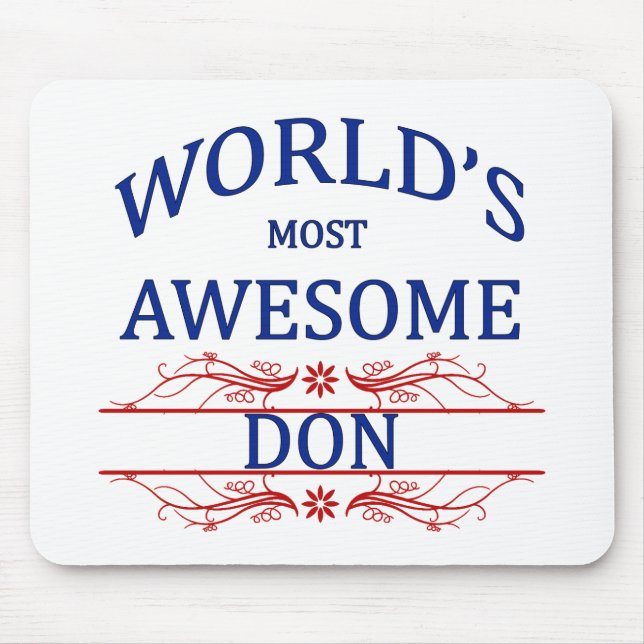 Fantastischste DON der Welt das Mousepad (Vorne)