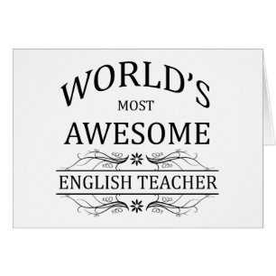 Fantastischste englische Lehrer der Welt der