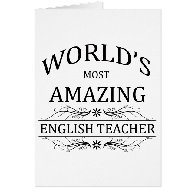 Fantastischste englische Lehrer der Welt der (Vorne)