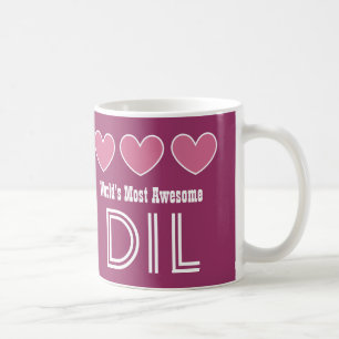 Fantastischste Herzen die SCHWIEGERTOCHTER der Kaffeetasse