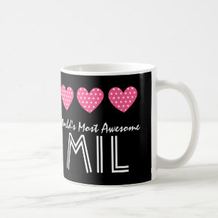 Fantastischste Herzen V02 die SCHWIEGERMUTTER der Tasse