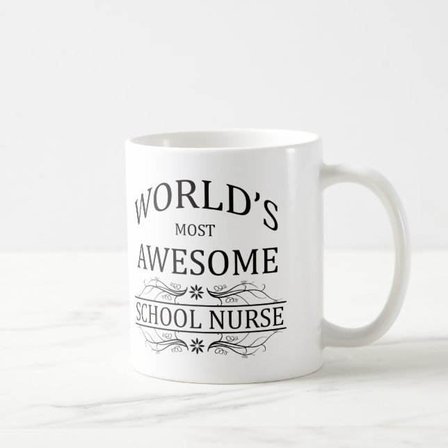 Fantastischste Krankenschwester der Welt Schul Kaffeetasse (Rechts)