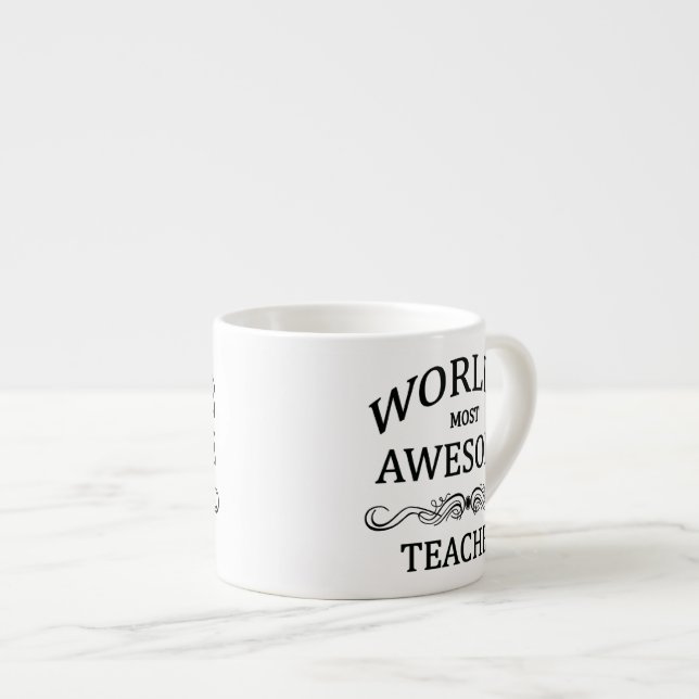 Fantastischste Lehrer der Welt der Espressotasse (Vorderseite Rechts)