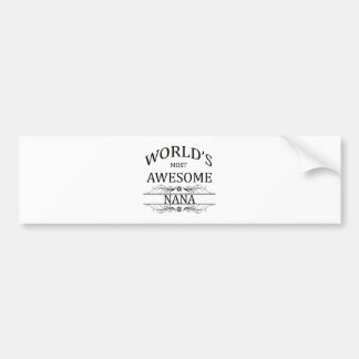 Fantastischste Nana der Welt die Autoaufkleber