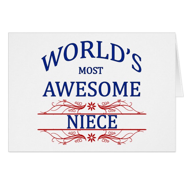 Fantastischste Nichte der Welt die (Vorderseite (Horizontal))