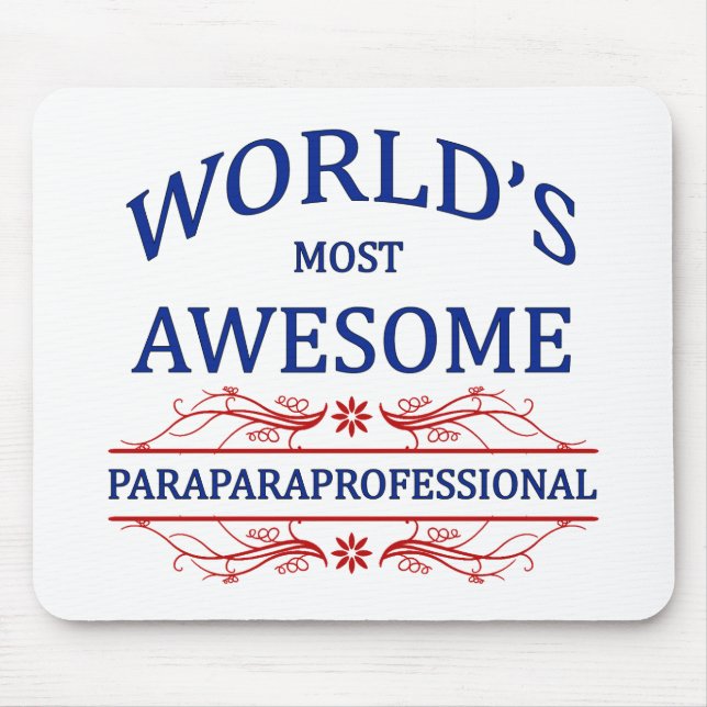Fantastischste Paraprofessional der Welt der Mousepad (Vorne)