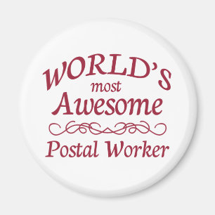 Fantastischste Postarbeitskraft der Welt die Magnet