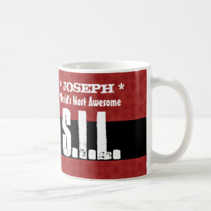 Fantastischste ROTE SCHWARZE Grunge 3 Kaffeetasse