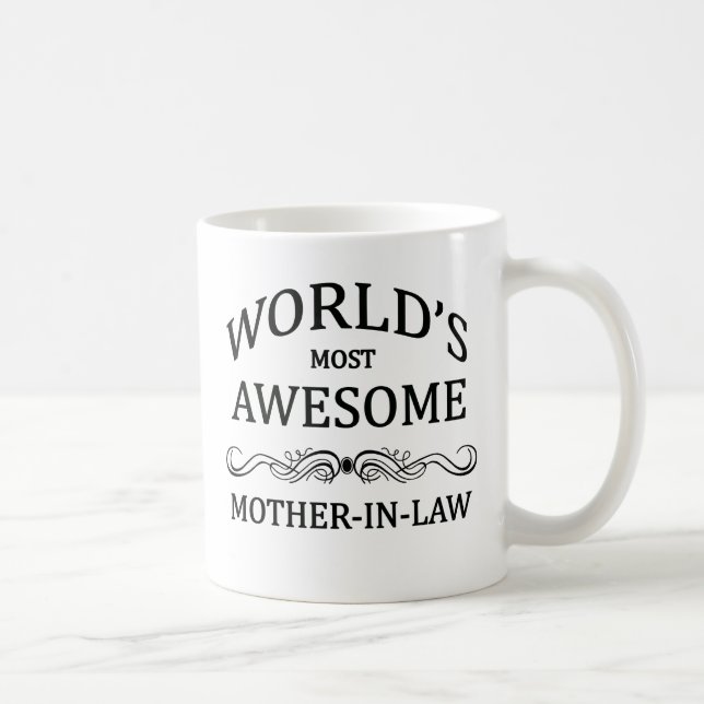 Fantastischste Schwiegermutter der Welt die Kaffeetasse (Rechts)