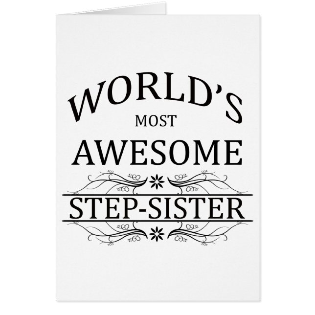 Fantastischste Stiefschwester der Welt die (Vorne)