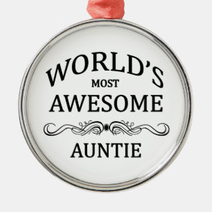 Fantastischste Tante der Welt die Silbernes Ornament