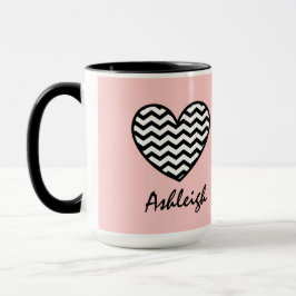 Fantastischste TANTE Zickzack Herzen V09 der Welt Tasse