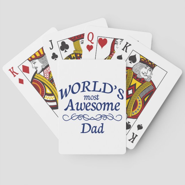 Fantastischste Vater der Welt der Spielkarten (Rückseite)